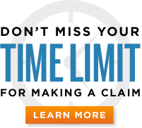 Don't miss your time limit for making a claim. Click here to learn more.